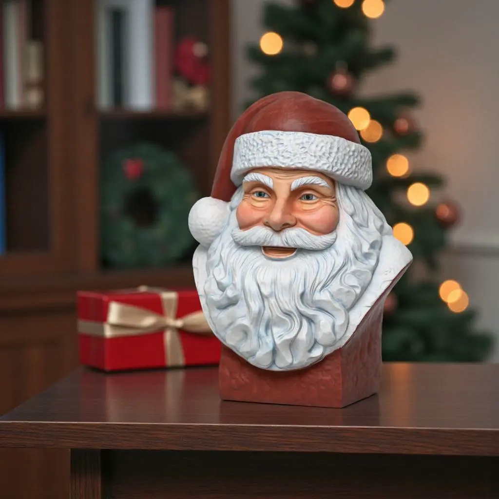 Santa claus bust