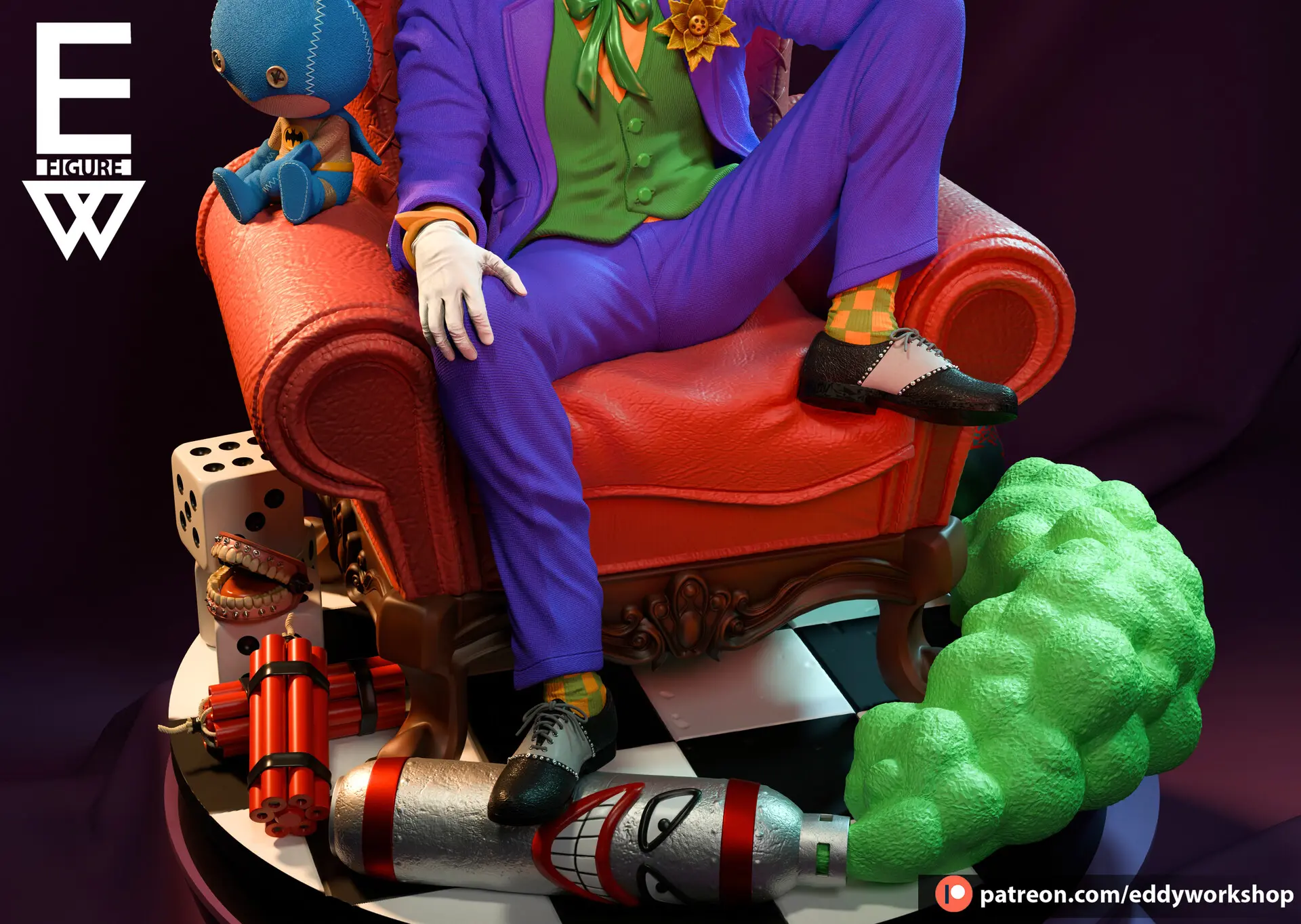 JOKER - 3D STL READY TO PRINT | 3D models download | Creality Cloud