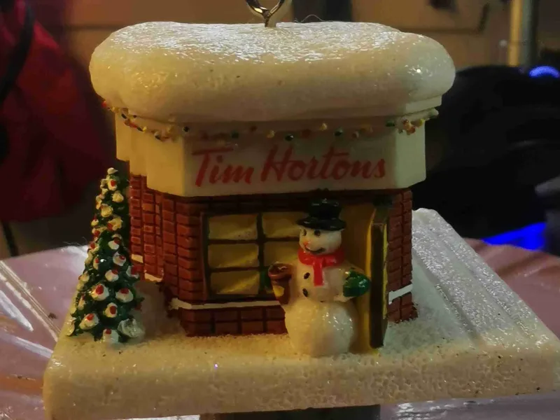 ティム・ホートンズのクリスマスデコ