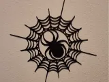 Wall art - Tela araña con araña-0