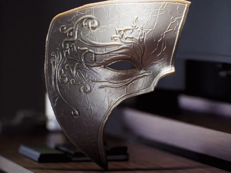 Ornement facial de la Duchesse des Ténèbres d'Elden Ring