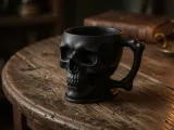 Skull Mug with Bone Handle-3