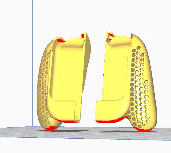 Nintendo switch joycon grips honeycomb (acoplable)