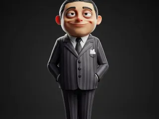 Gomez Addams – 3D Printable Fan Art Figure
