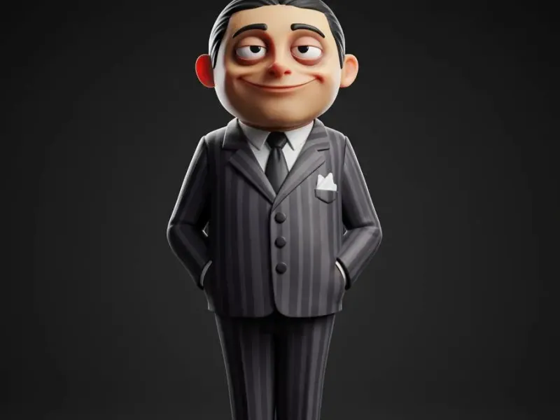 Gomez Addams – 3D Printable Fan Art Figure