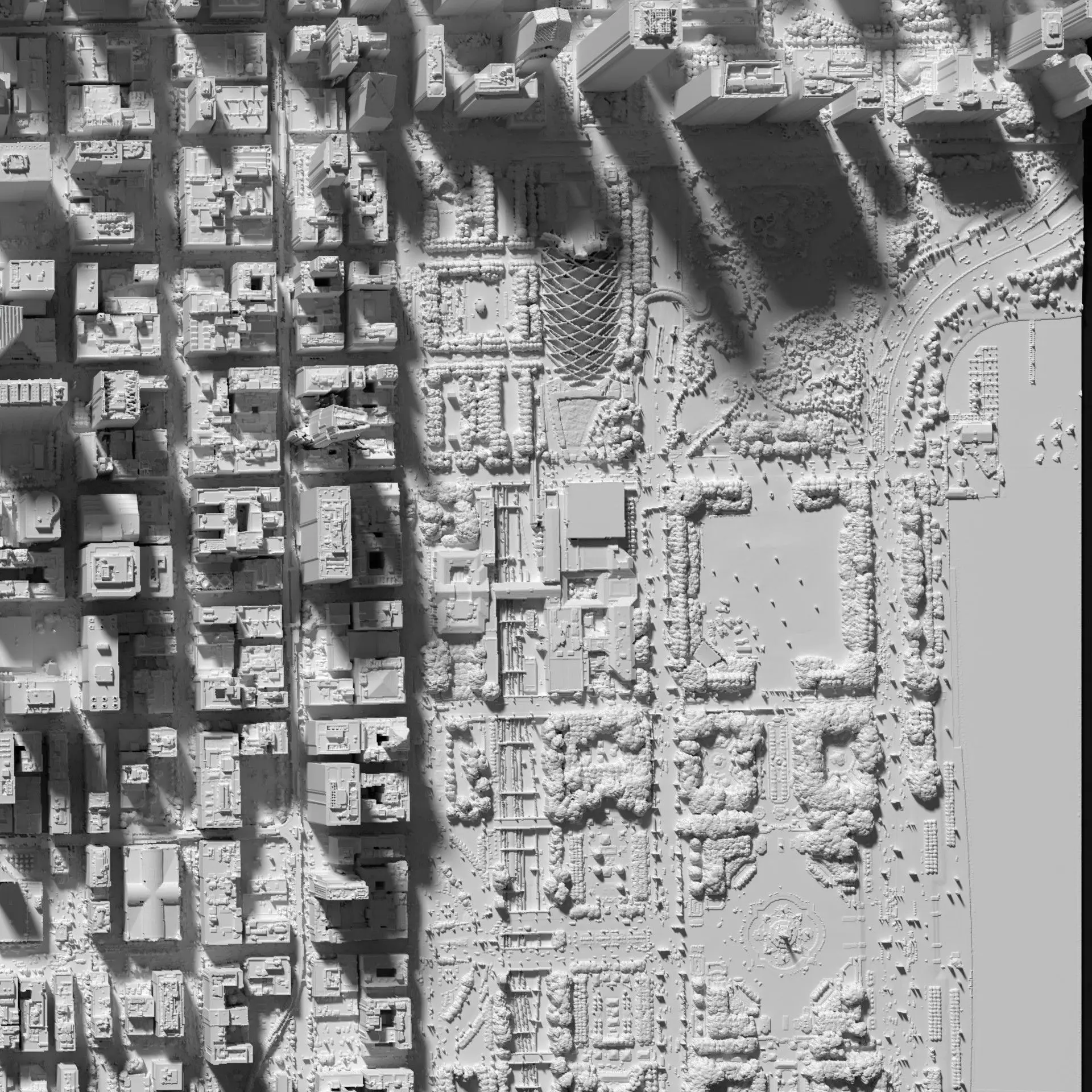 3D MODEL OF CHICAGO, ILLINOIS, USA