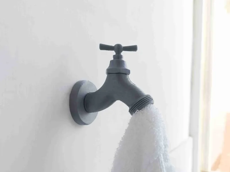 Wasserhahn Handtuchhalter