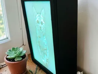 Parametric lithophane frame