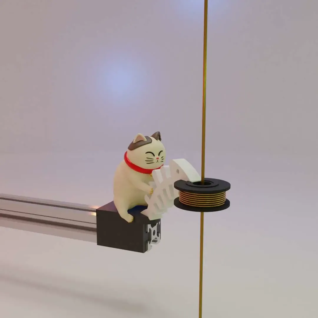 Creality Ender 3 Filament Guide Cat Design