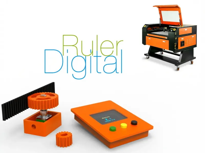 Riglă digitală pentru laser CO2 și alte mașini