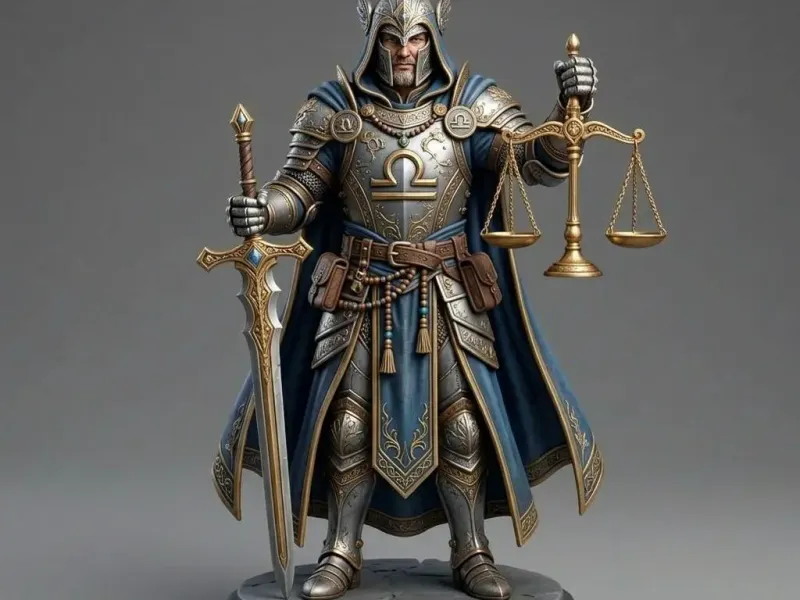 Zodiac Inspired 3D Collectibles Libra Male Character