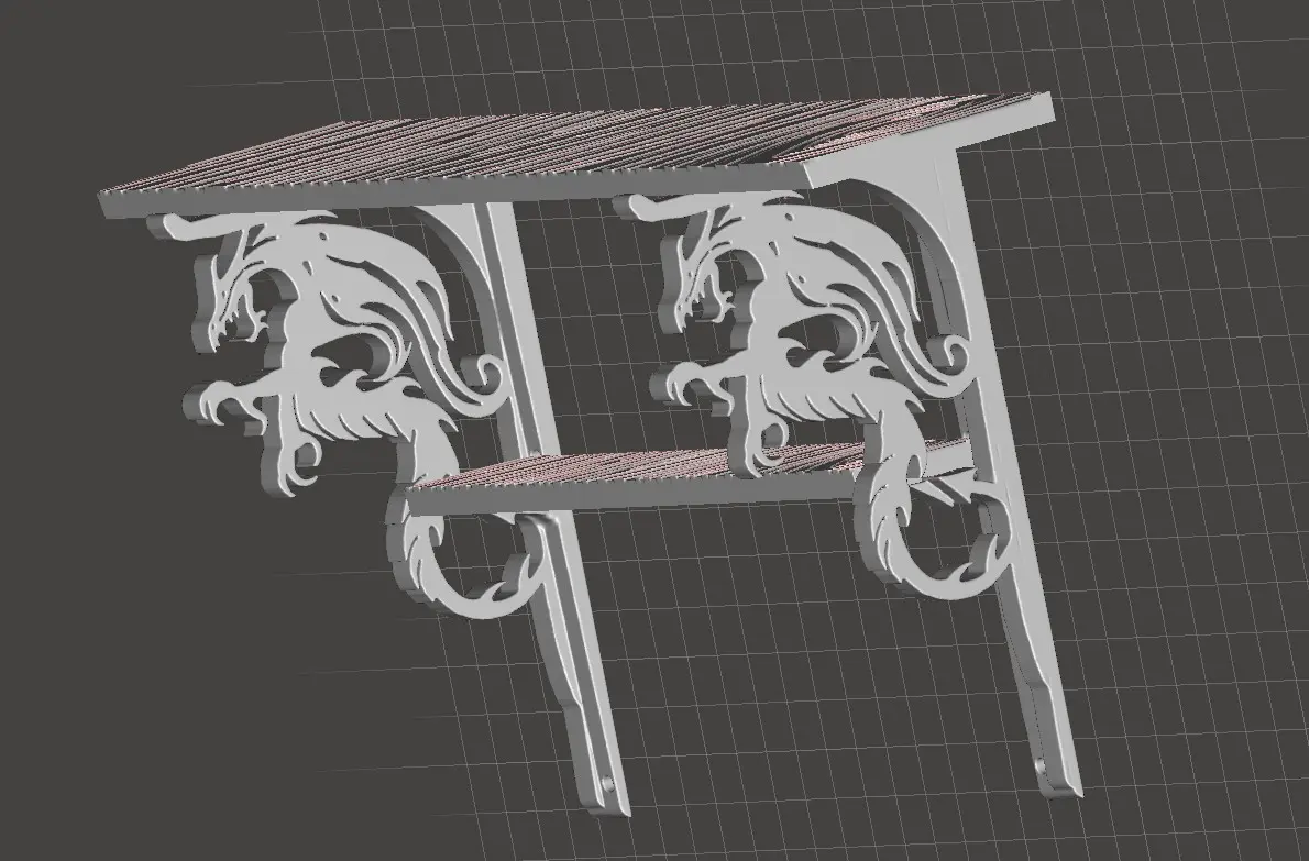 étagère dragon