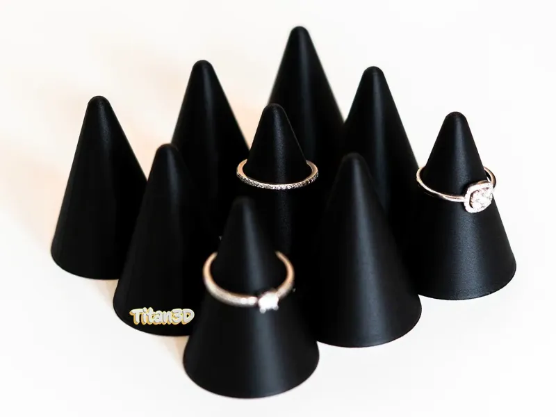 Jewelry Ring Cones Stand Stackable