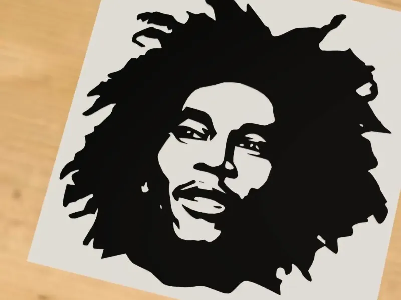 Bob Marley face
