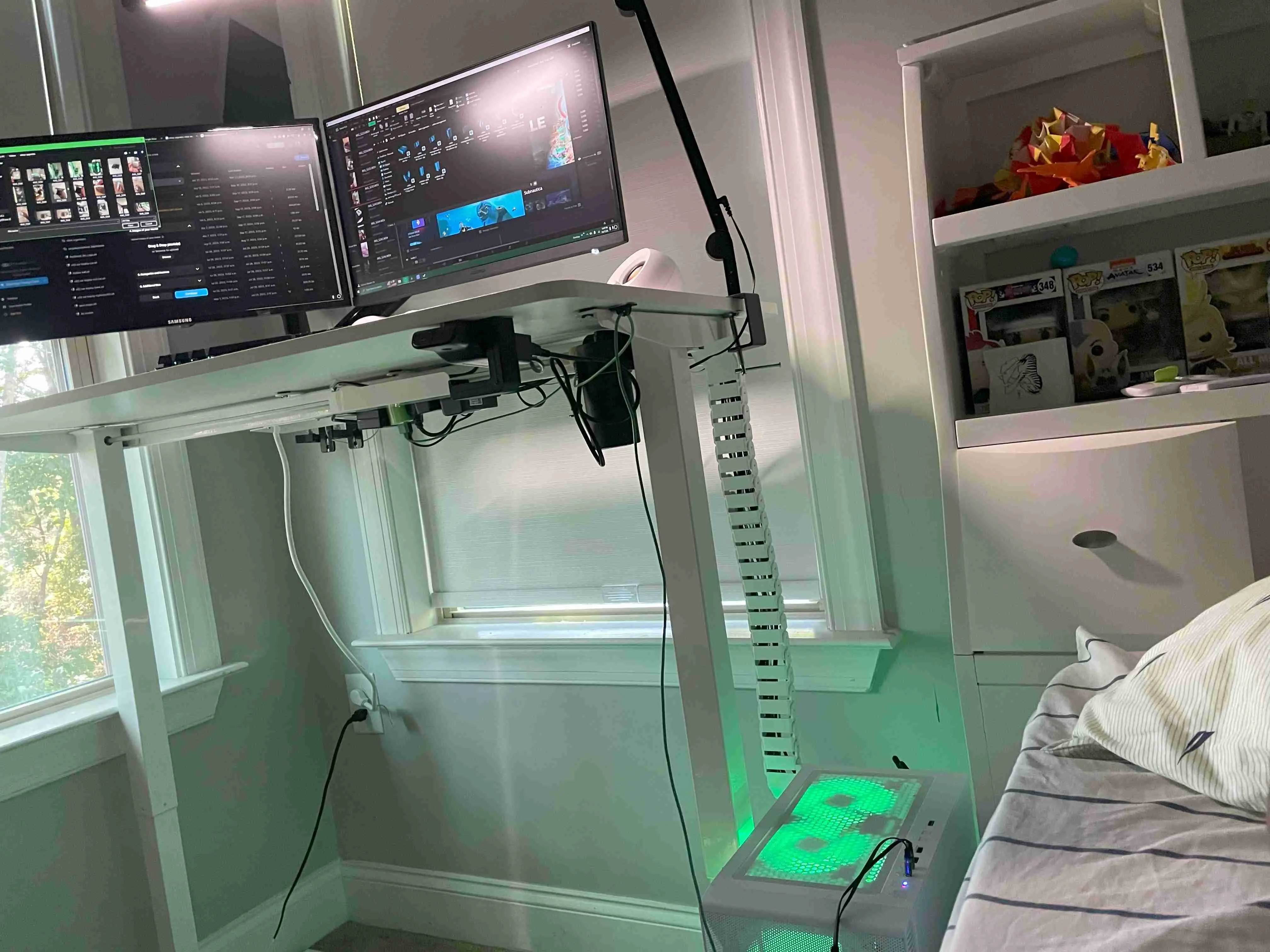 Drag chain for flexispot standing desk