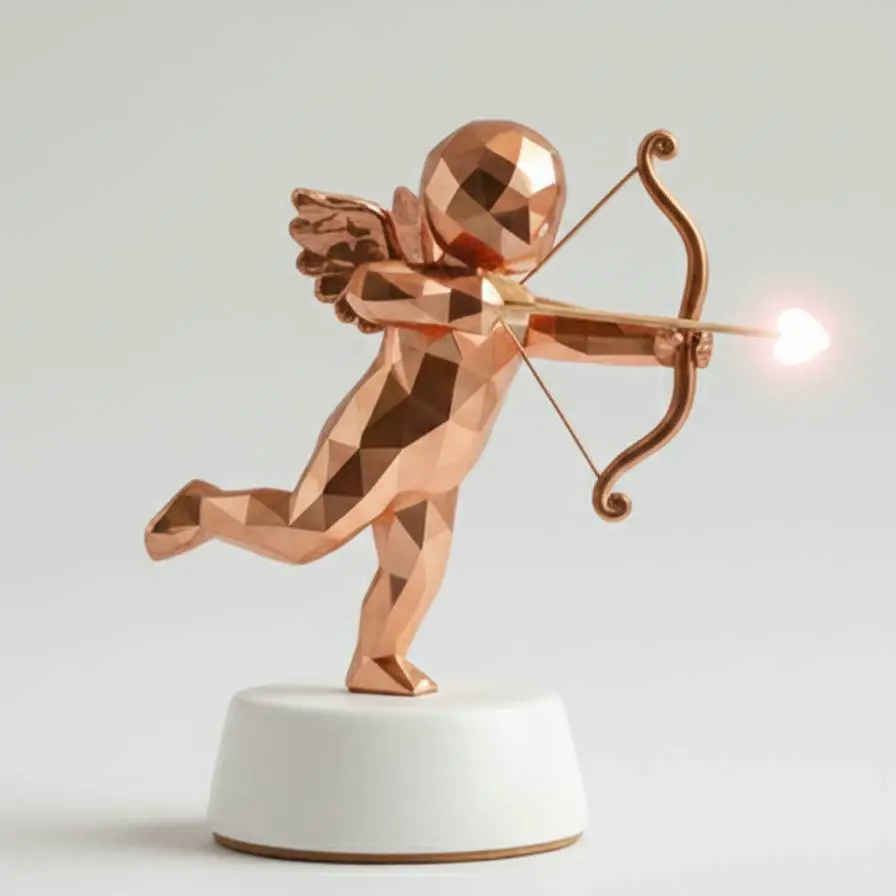 Cupid Gold Lowpoly