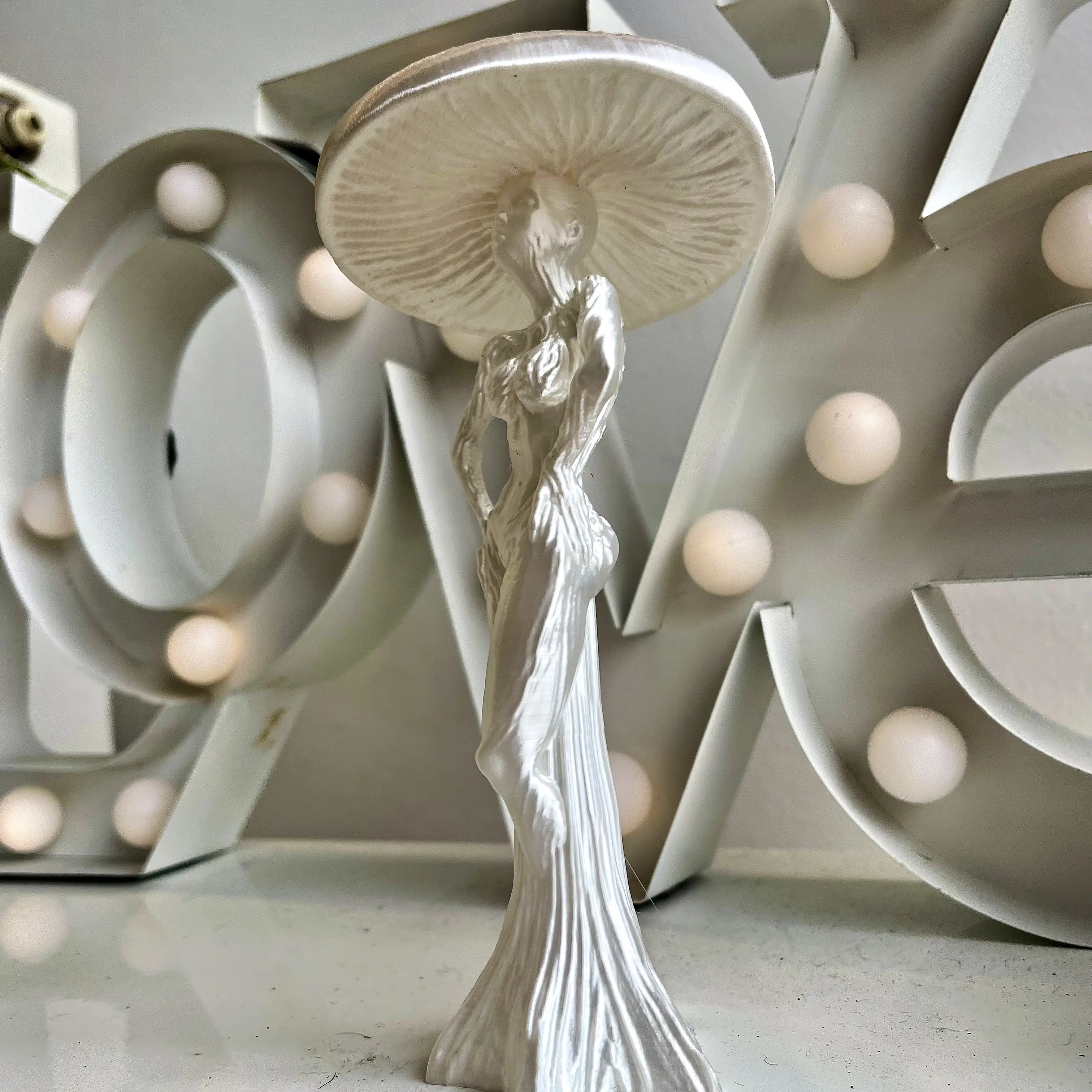 "LADY MUSHROOM" FIGURINE