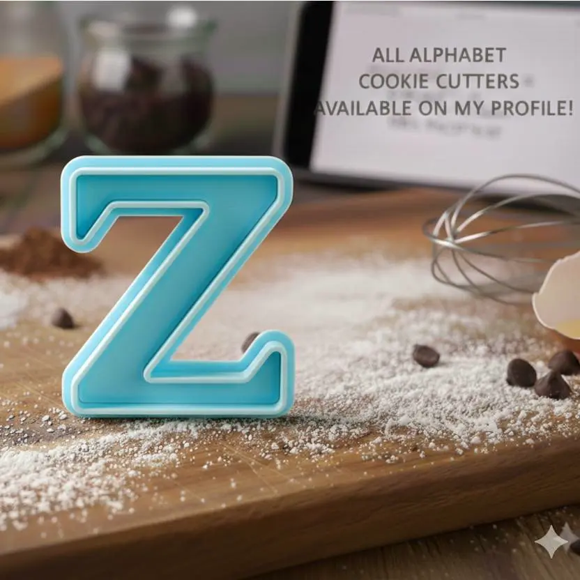 letra Z cookie cutter