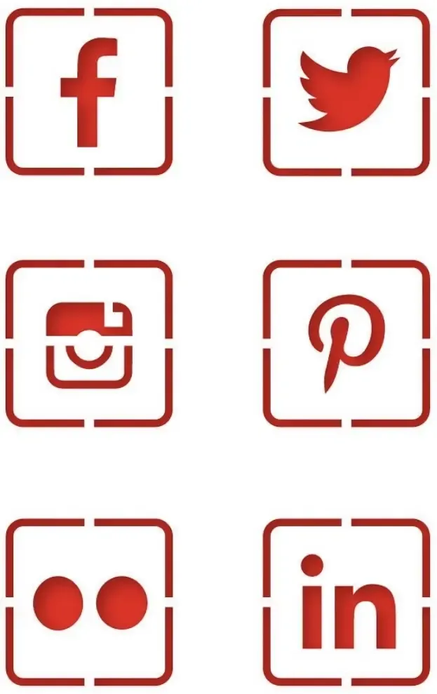 Estêncil para redes sociais
