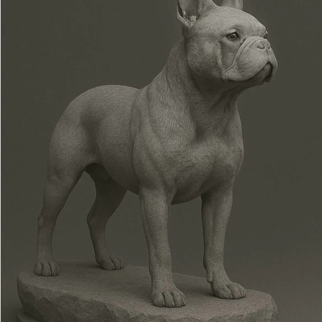 3d Printer Files 3mf File French Bulldog Creality Cloud