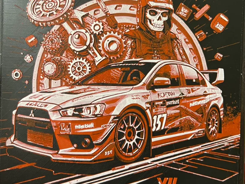 Mitsubishi Lancer Evolution VIIV2 Hueforge 200x200