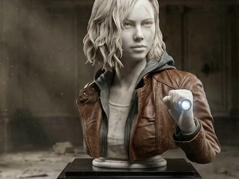 Grace Ashcroft Bust Residual Evil Requeim Survivor STL