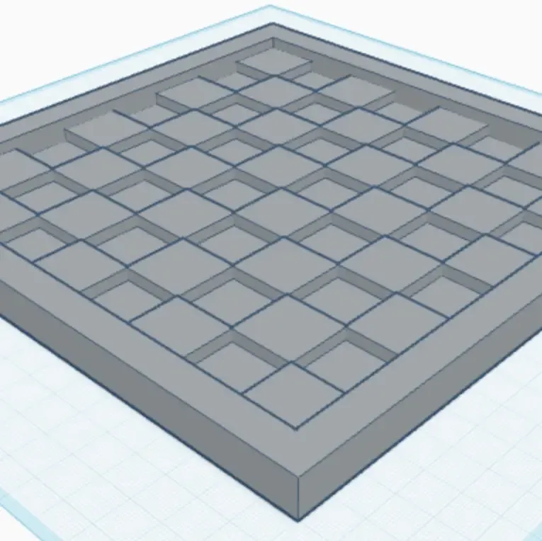 Single color chessboard