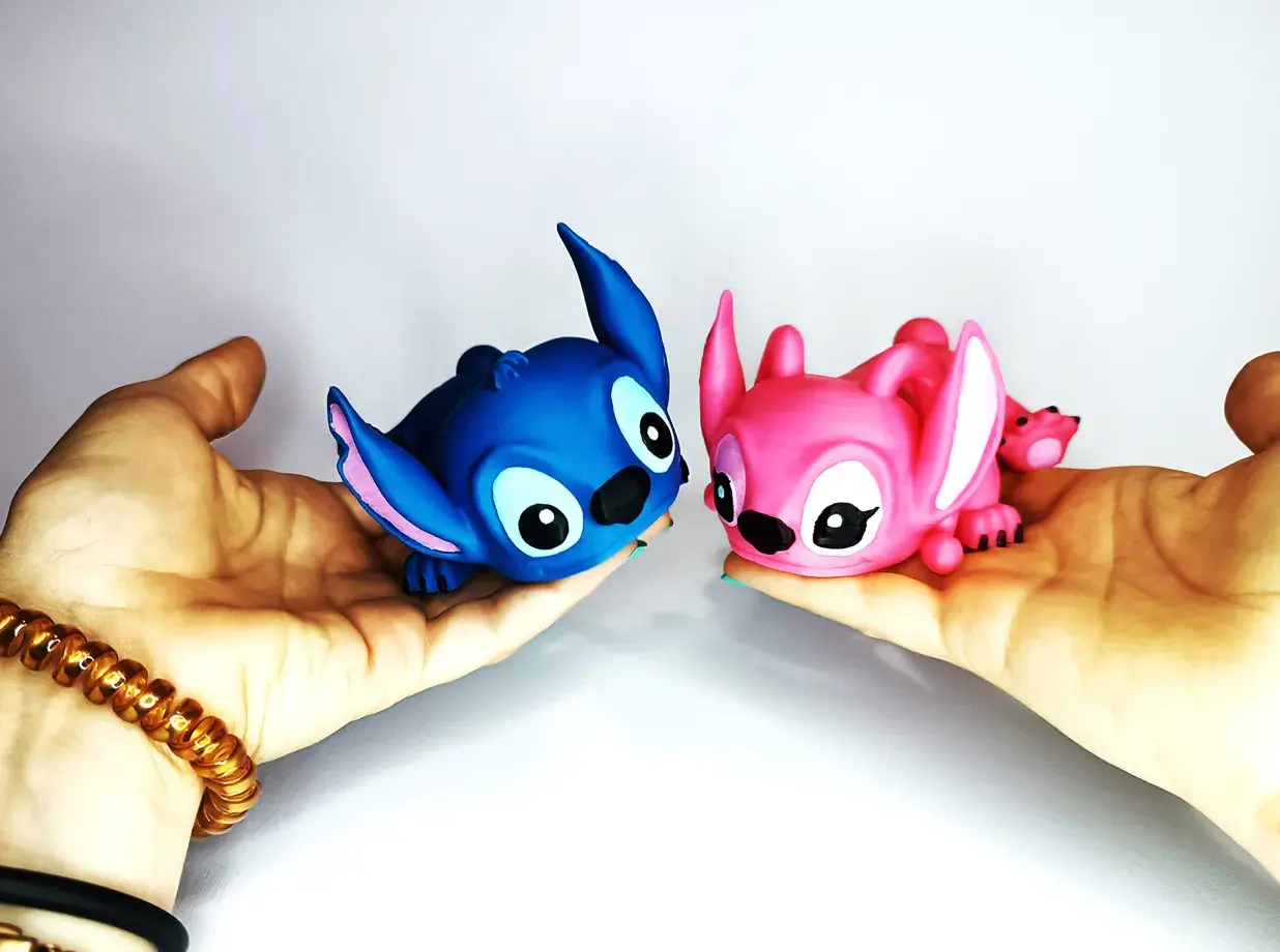 Flexi Angel Toys, Keychain, Magnet (STL+3MF)