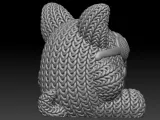 Knitted Valentine Piggy-6