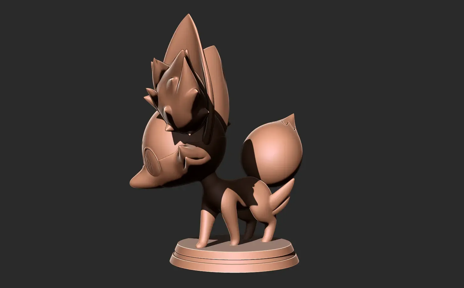 Pokemon - fennekin 3D print model