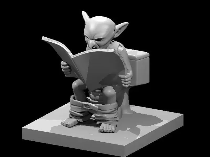 Goblin on a Toilet