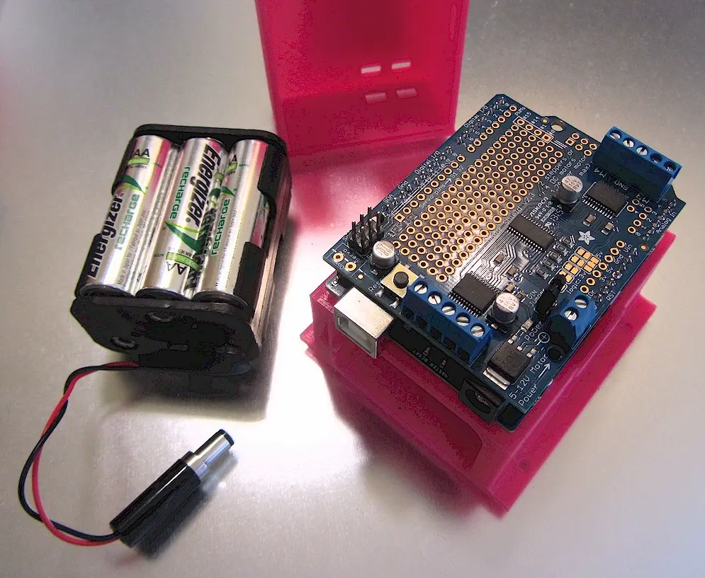 Arduino + Motor Shield Enclosure