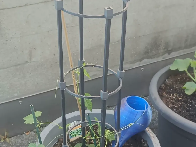modular climbing frame for plants
