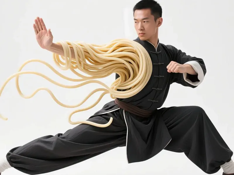 Figura de masa de Kung Fu