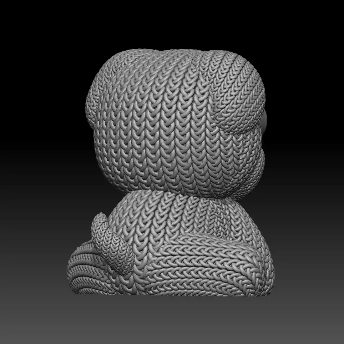 Knitted Pug