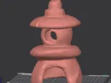 Clay Stone Lantern Decor for Pet Tank-3
