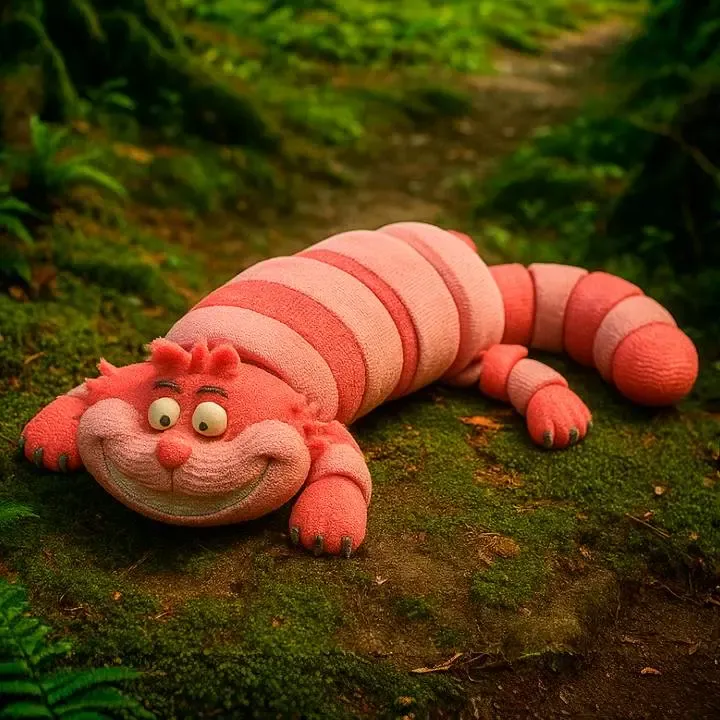 Alice in Wonderland Cheshire Cat Articulated Toy