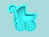 Baby Carriage - Mold Silicon Maker - Template-4