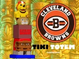 TIKI TOTEM - CLEVELAND BROWNS STATUE - 3D PRINT - CNC-0