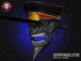 Chainsaw Man Katana Man Helmet Cosplay - Halloween Costume-3