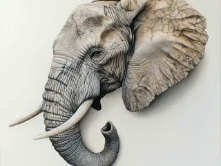 busto elefante