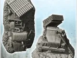 Sovyet Rus BMP21 Grad roketatar kamyonunun karkası-4