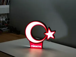 Türk Bayrağı Lightbox - Flag of Turkey
