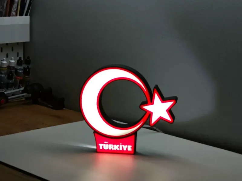 Türk Bayrağı Lightbox - Flag of Turkey