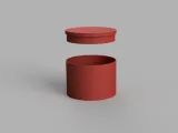 Organizer with circular containers-1