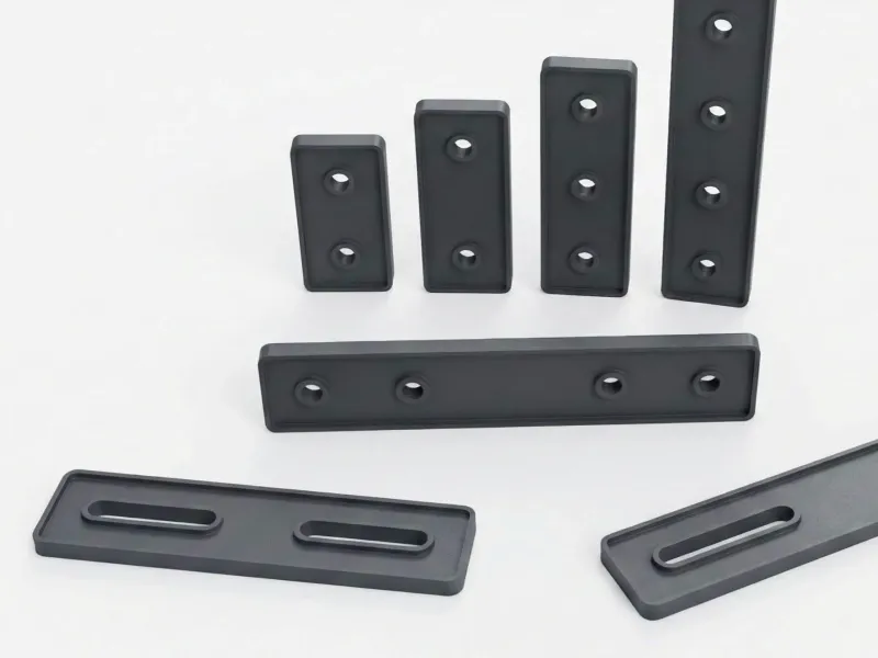Placas de Montagem de Alta Resistência (Planas) | Furos M4