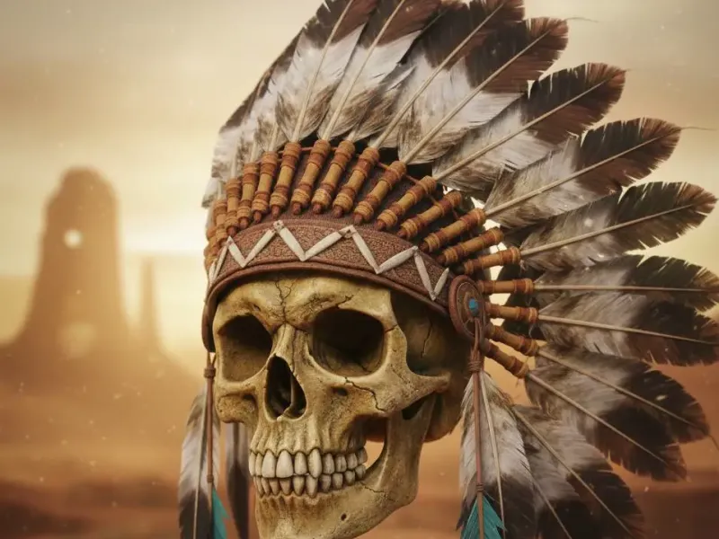 indian skull, calavera india