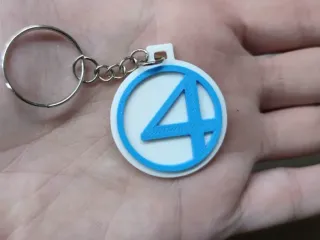 Fantastic 4 Keychain