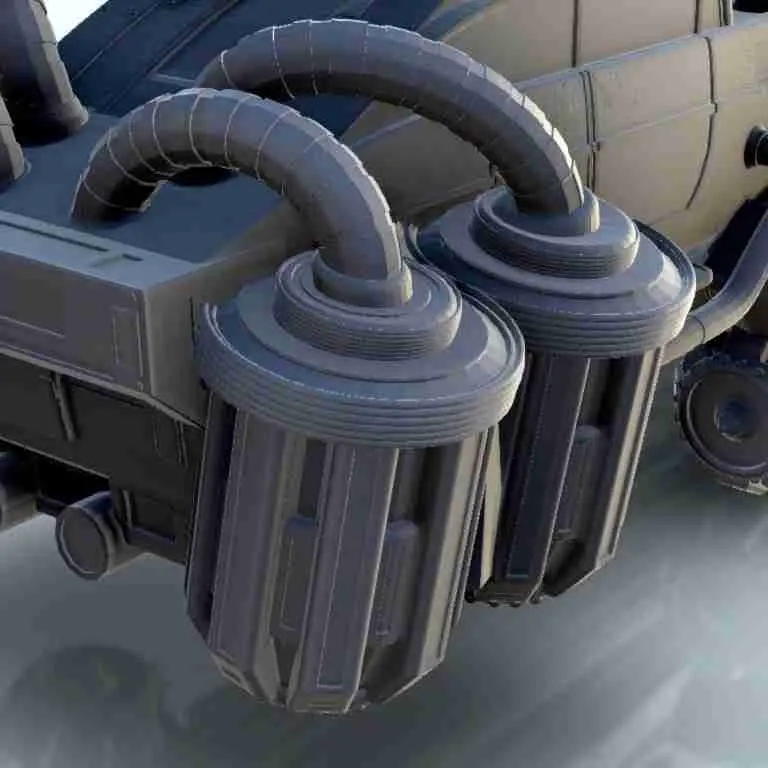 SF coche volador con tanques 18 - ciencia ficción ciencia ficción futuro