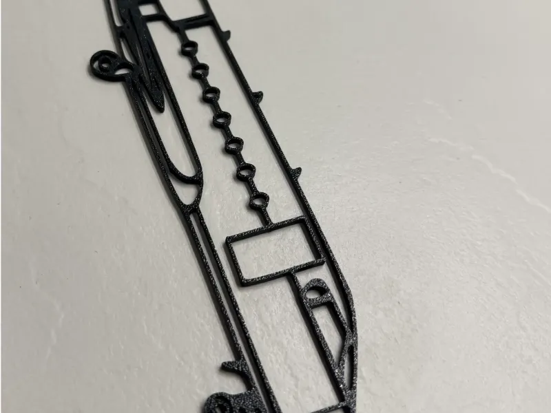 Challenger 605 Wall Silhouette